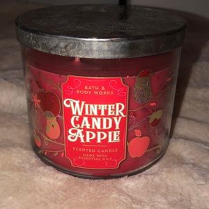 BBW Winter Candy Apple Candle